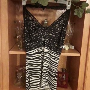 Lace halter top